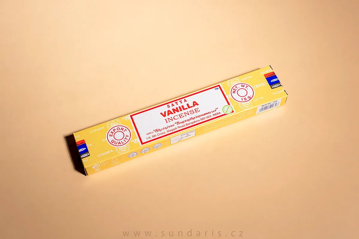 Indické Vonné Tyčinky Satya Vanilka