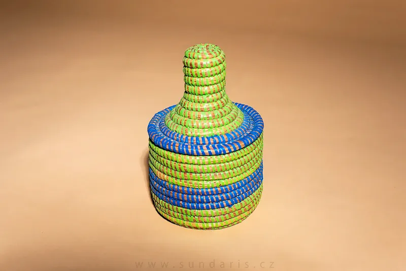 Sundaris Ručně Pletený Africký Košík