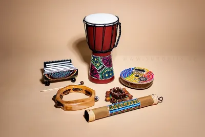 Maličký Bubeník Dětský Perkusní Set 6 ks