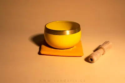 Tibetská Mísa Manipura Čakra Dárkový Set v Krabičce