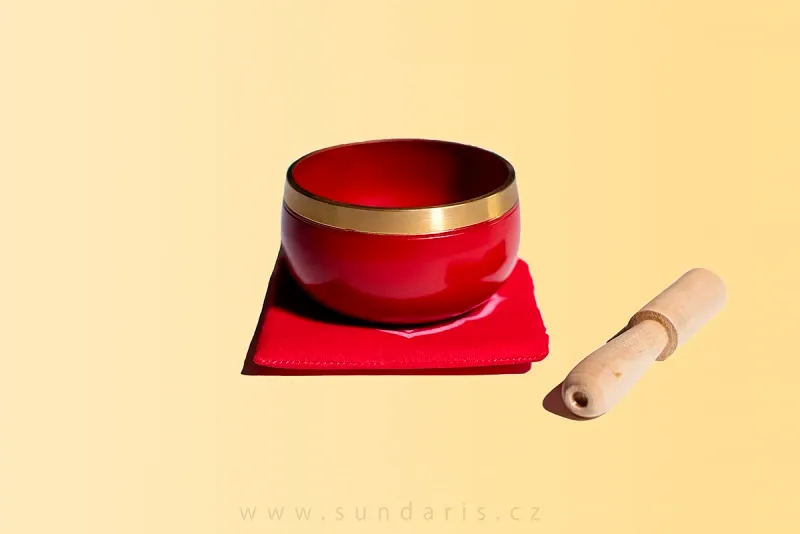 Tibetská Mísa Muladhára Čakra Dárkový Set v Krabičce