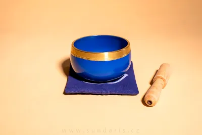 Tibetská Mísa Adžna Čakra Dárkový Set v Krabičce