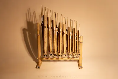 Bambusový Angklung 8 tónů