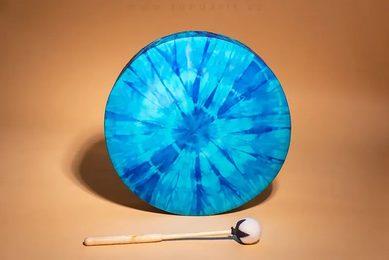 Šamanský Buben Sundaris Modrý Strom 40 cm