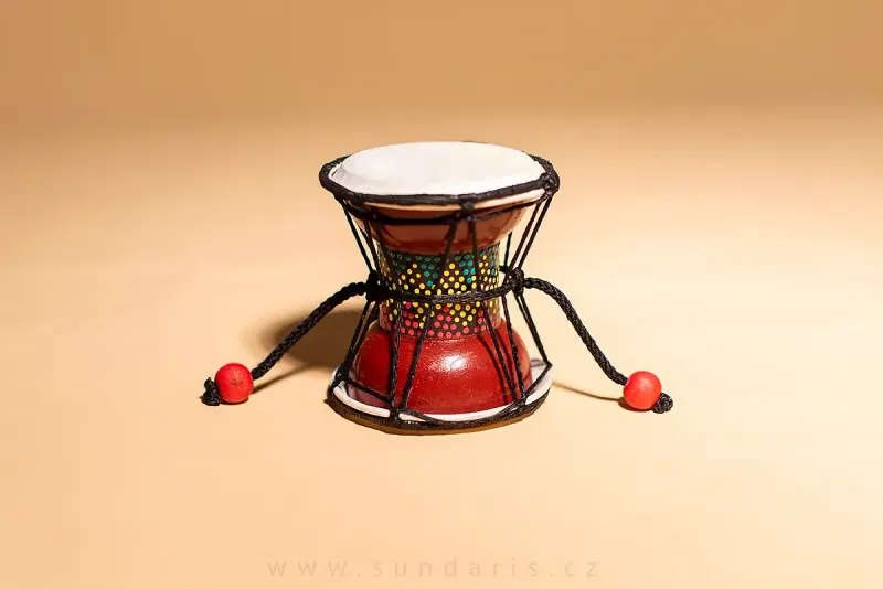Bubínek Damaru Malovaný 10 cm