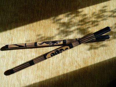Didgeridoo Bali Ryté Černé 120 cm
