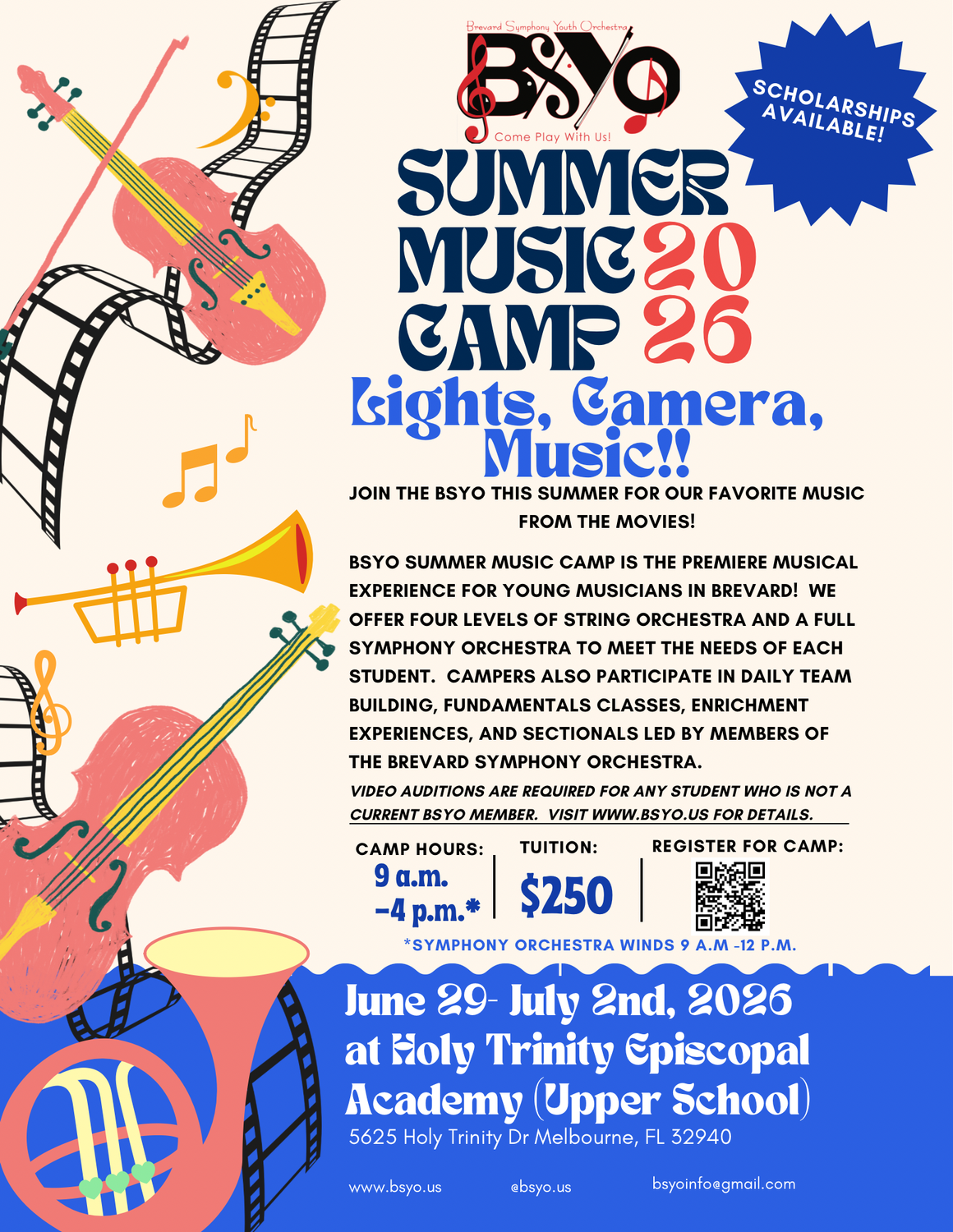 Summer Music Camp Tuition WINDS