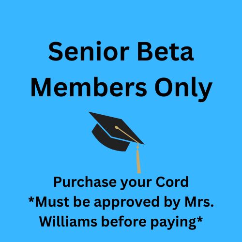 Beta - Graduation Cord