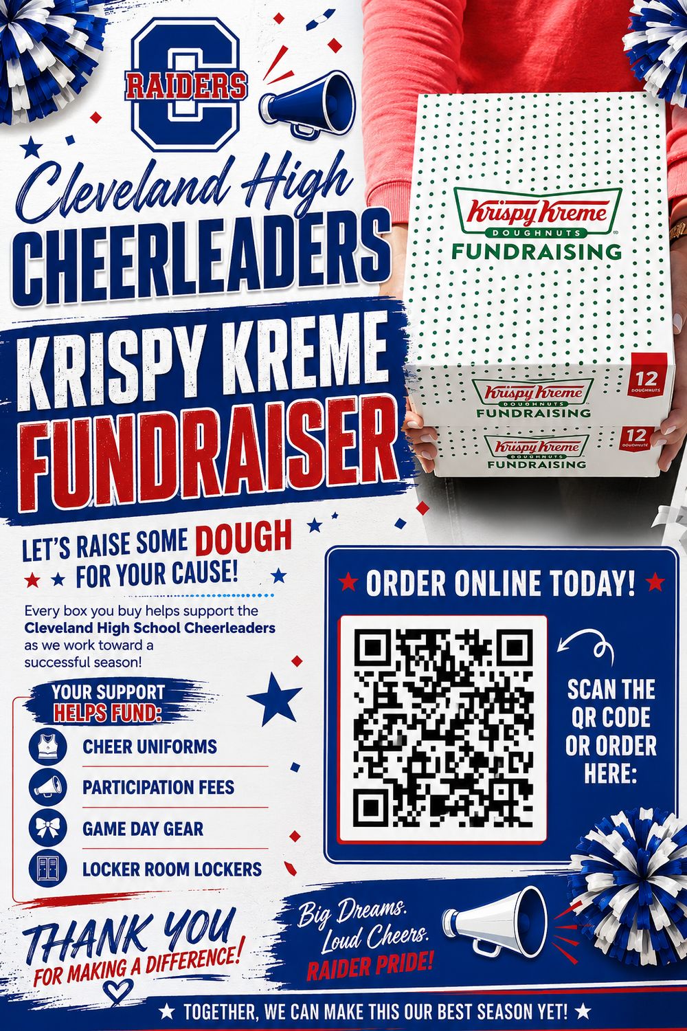 Cheer BB Fundraiser-Krispy Kreme