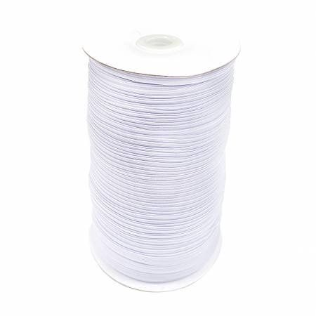 1/8" Traditional Flat Elastic - White