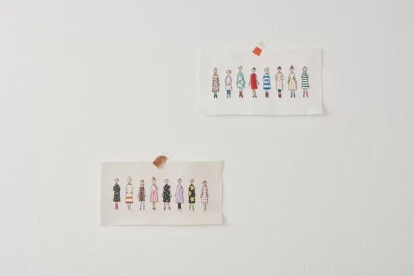 100 Ladies Embroidery Sampler Lecien Embroidery Kit