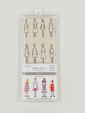 100 Ladies Pre-cut 100% Cotton Fabric White Lecien Printed Embroidery Fabric