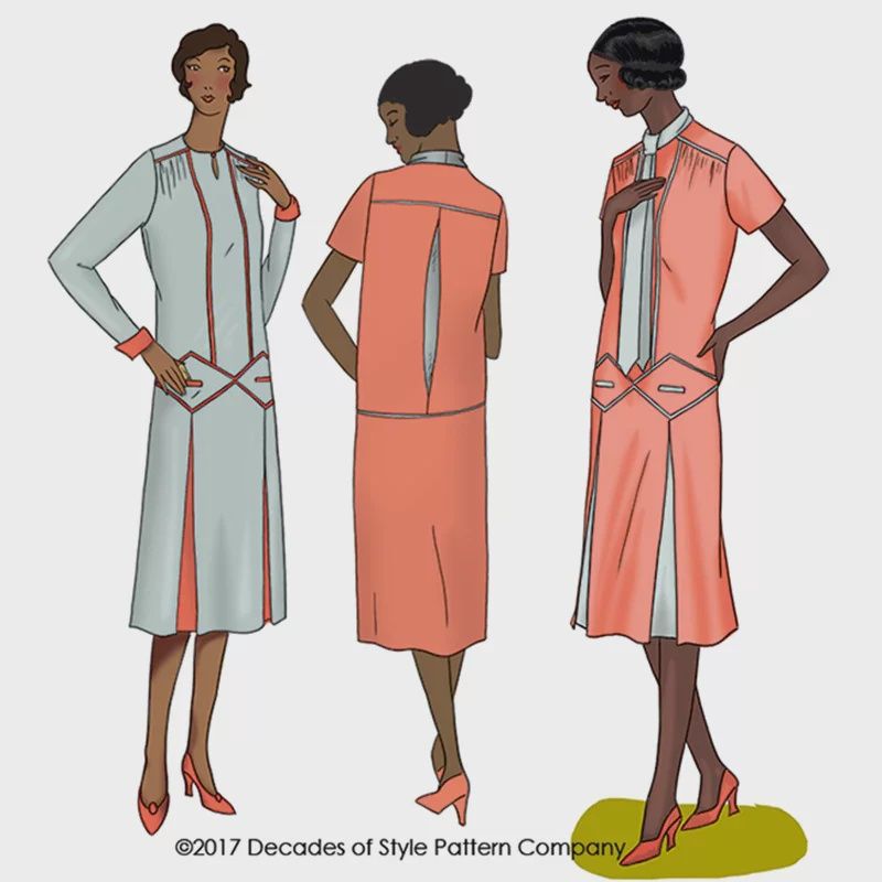 1920s Isabella Dress - Decades of Style Pattern Company