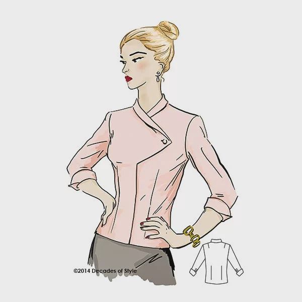 1950s Alicia Claire Blouse - Decades of Style Pattern Company