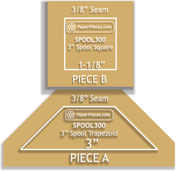 3" Spool Acrylic Template EPP