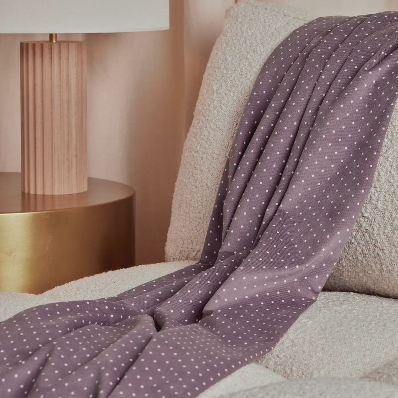 Atelier Brunette Polka Dot Fine Wale Corduroy Divine Parma Fabric