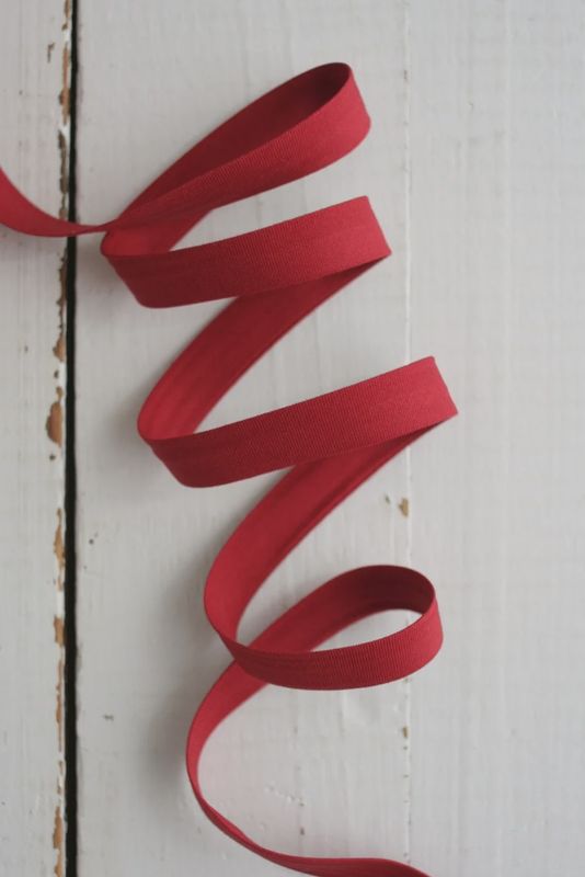 1/2" Double Fold Bias Binding - Ruby