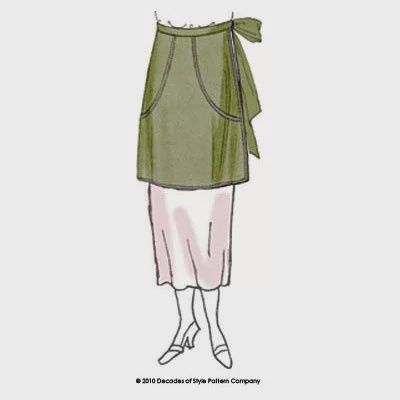 1920s Clothes-Pin Apron - Decades of Style Pattern Company