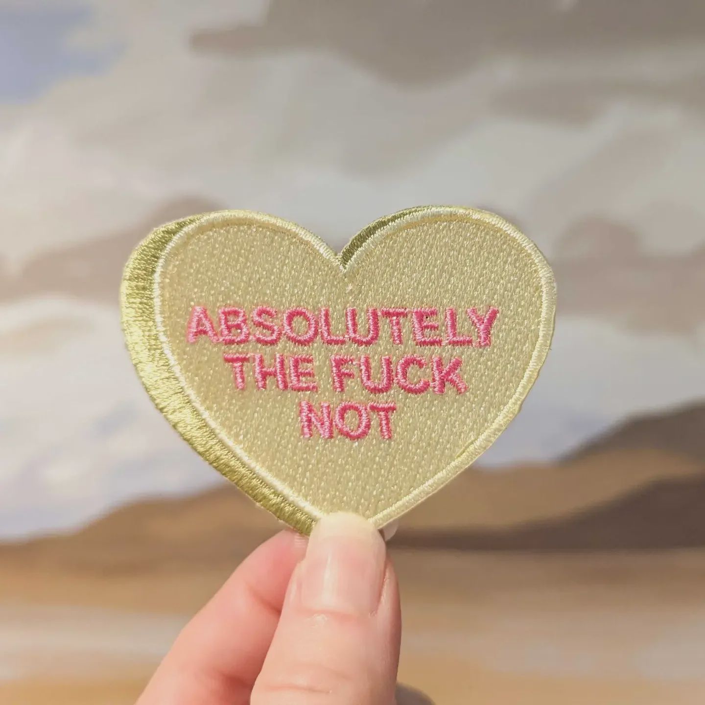 Absolutely The Fuck Not Iron On Patch Cunning Linguist Co.