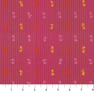 Anna Maria Garden Variety Wovens Channeling in Magenta