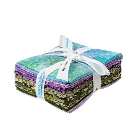 Batiks Plant-Based Fat Quarter Bundle A 10pcs Riley Blake