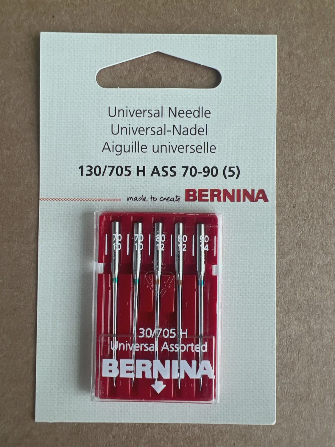 Bernina Needle Assortment 5pk 130 705H