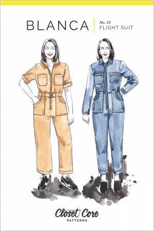 Blanca Flight Suit Pattern - Closet Core