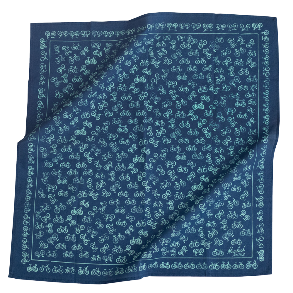 Blue Bikes Bandana No. 052 - Hemlock Goods