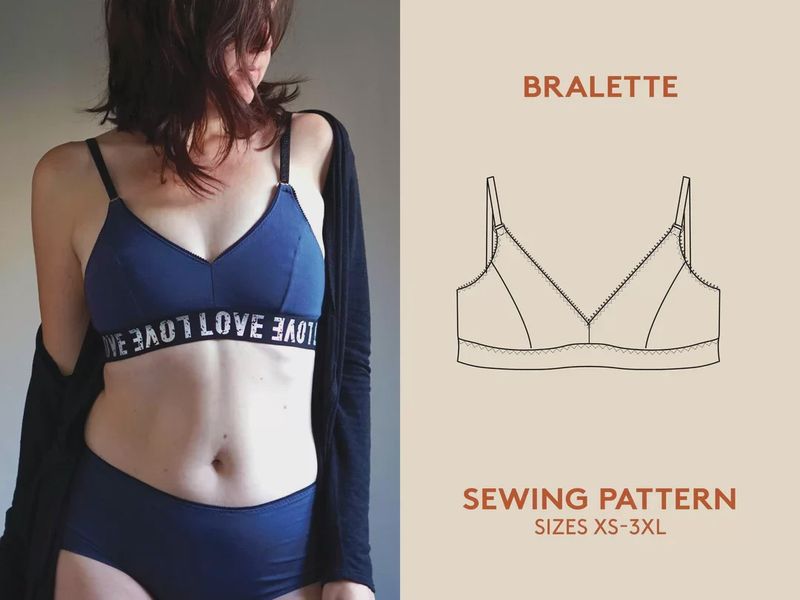 Bralette Pattern - Wardrobe by Me
