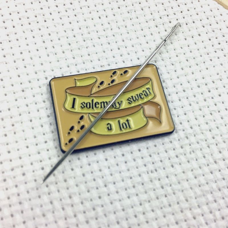 I Solemnly Swear A Lot Wizarding Map Needle Minder