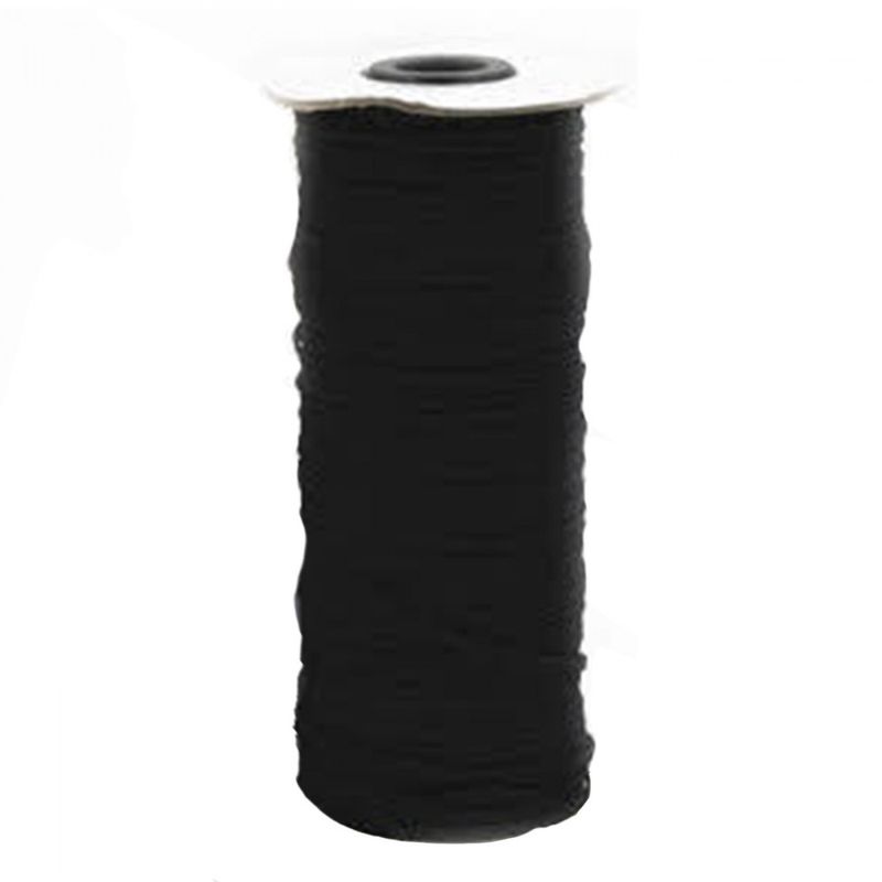1/8" Traditional Flat Elastic  - Black
