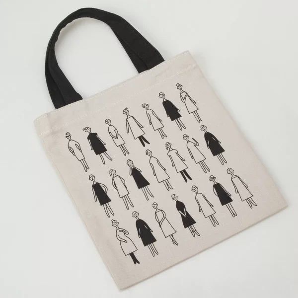 100 Ladies Mini Tote Bag for Embroidery Pale Grey Cosmo