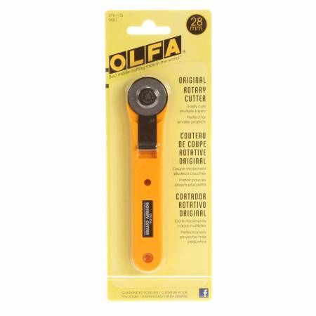 28mm Olfa Small Rotary Cutter - Quick-change