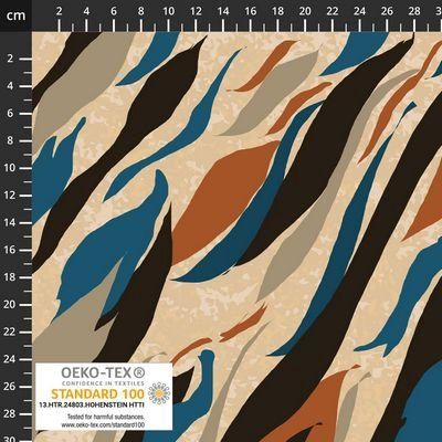 Abstract Print Avalana Cotton Jersey