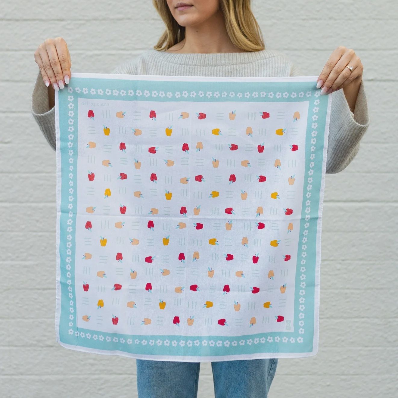 Apple Bandana Art By Ciara