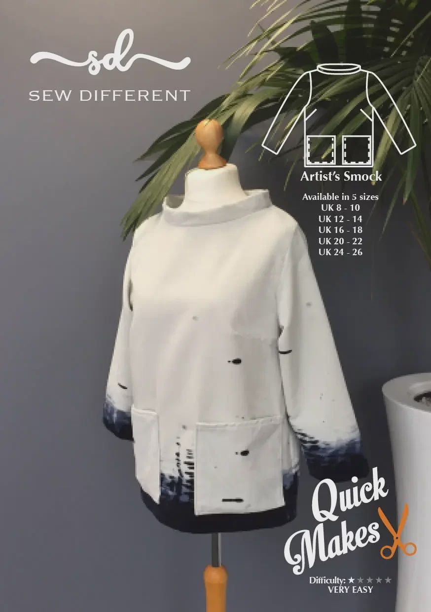 Artist's Smock Quick Make Size 8-26 Sew Different