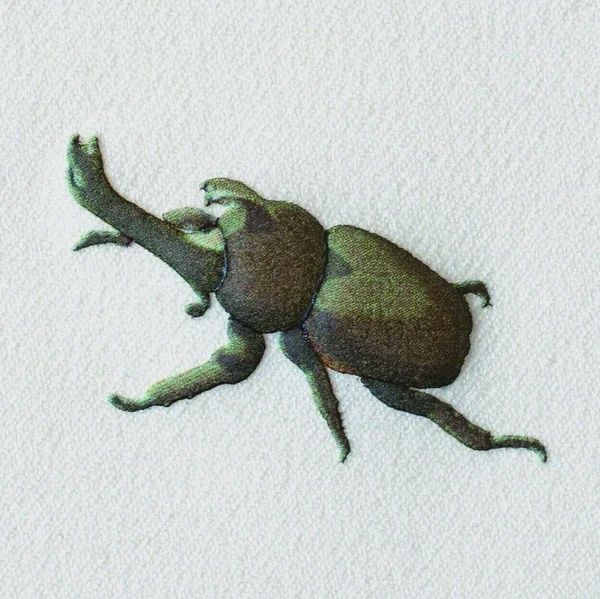 Beetle #1 Puffy Iron On Patch 2 pack Japanese Import