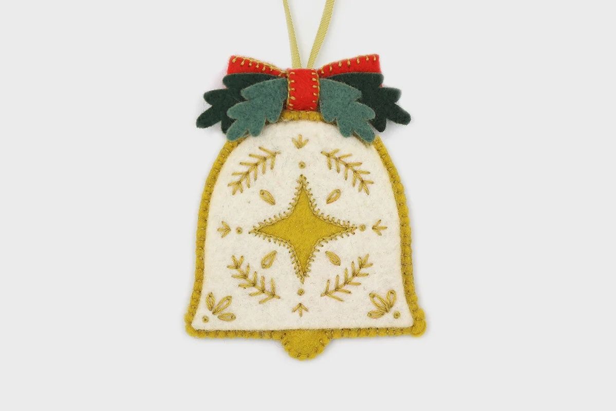 Bell Felt Ornament Kit - Kiriki Press