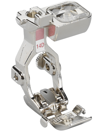 Bernina #14D Zipper Foot with Guide