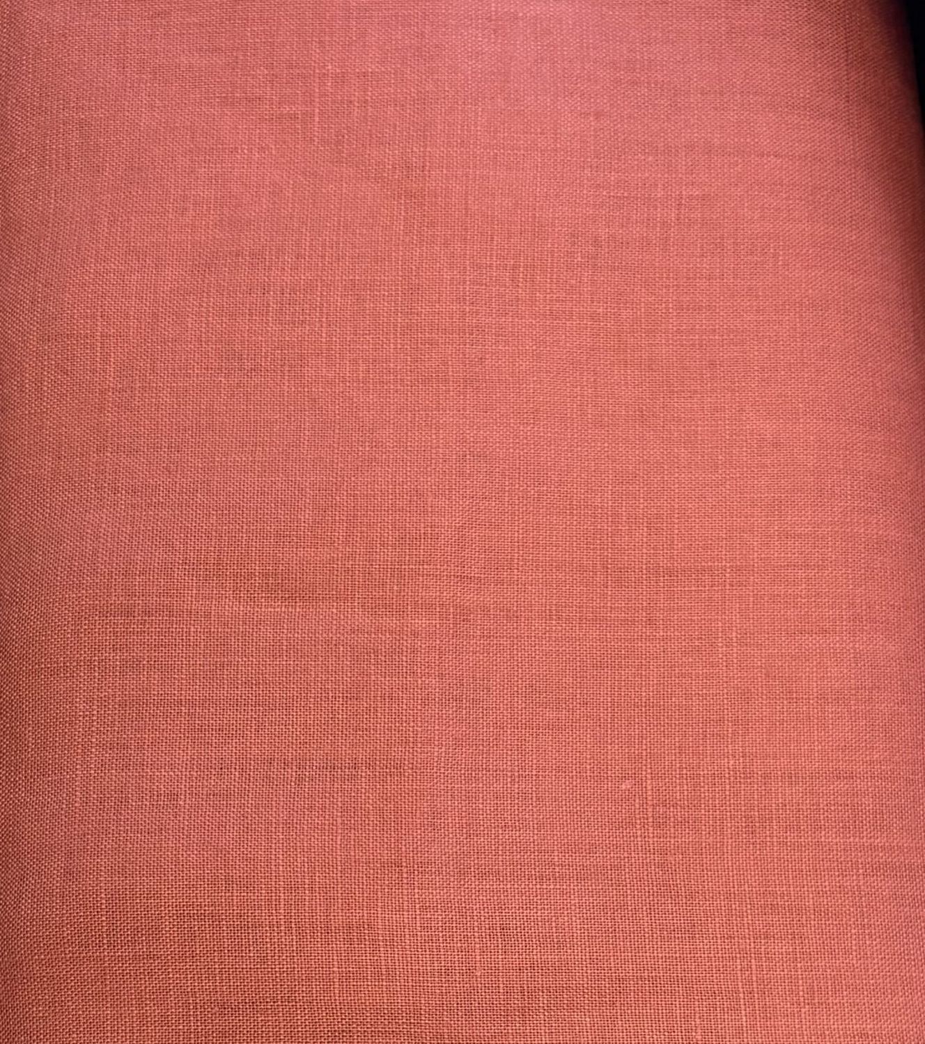 Brick 100% Linen Solid