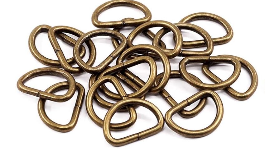 Bronze Metal D Ring 3/4"