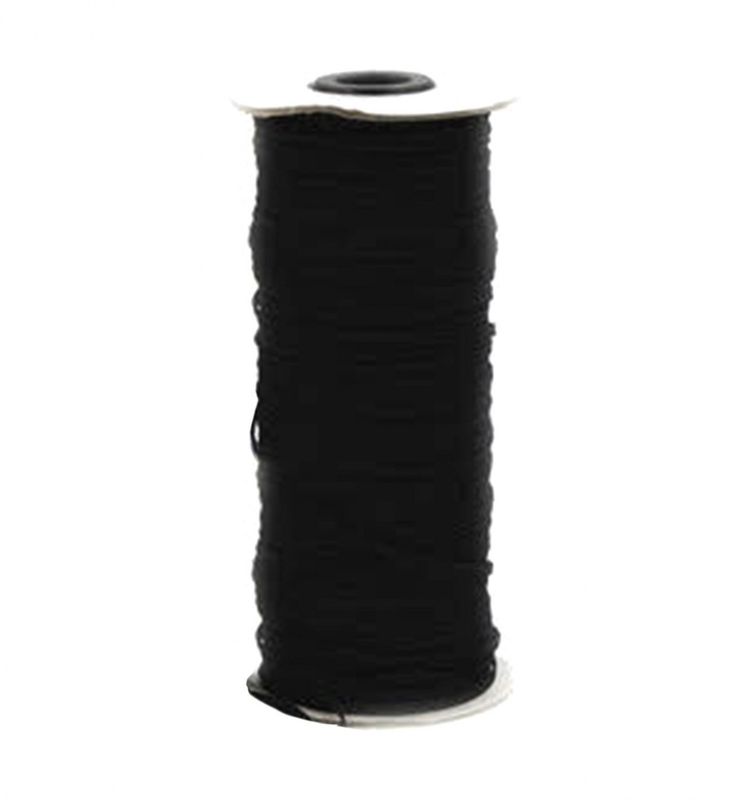 1/4" Traditional Elastic by the Yard - Black