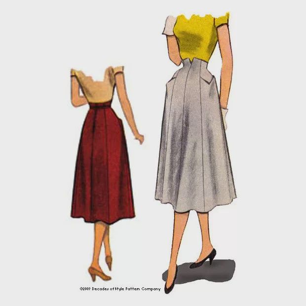 1950s Gourmet Skirt - Decades of Style Pattern Company