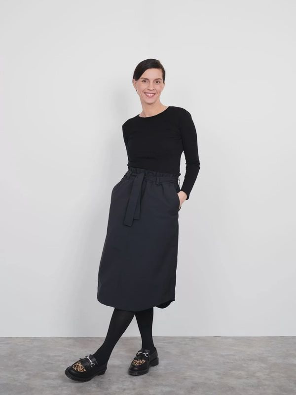 A-Line Midi Skirt Sizes XL-3XL The Assembly Line