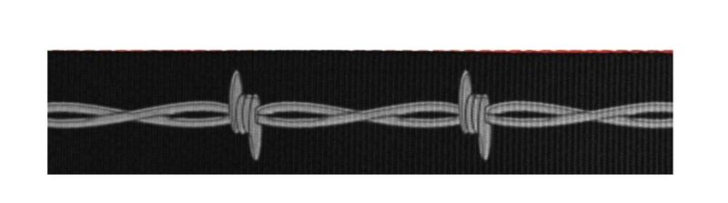 Barbed Wire 1- 1/2" Polyester Webbing Strapworks