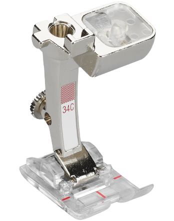 Bernina #34C Reverse-Pattern Foot with Clear Sole