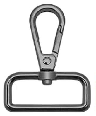 Black Swivel Clasp 1-1/4"