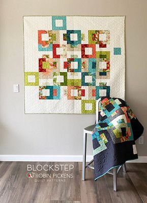 Blockstep Quilt Pattern