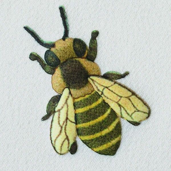 Bumble Bee Puffy Iron On Patch 2 pack Japanese Import