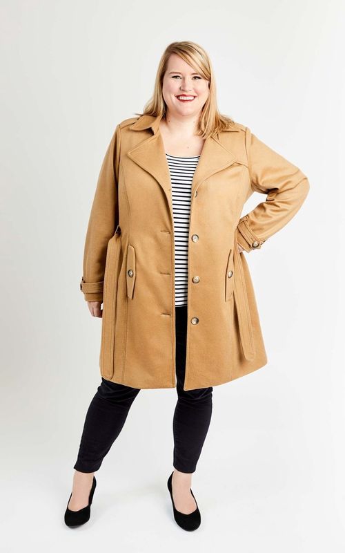 Chilton Trench Coat - Cashmerette Patterns